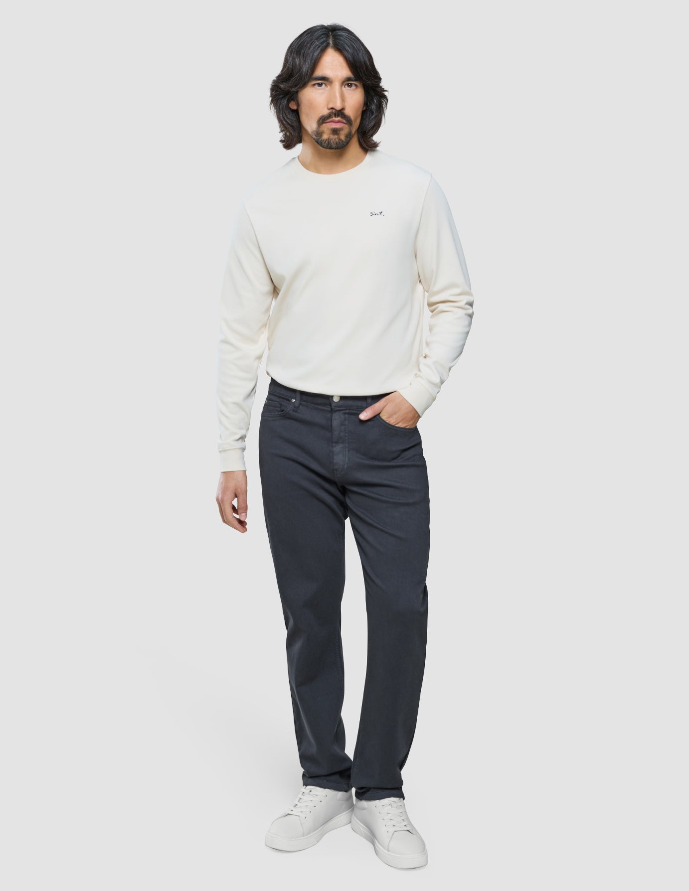 Classic 5-Pocket Pants Regular Dark Grey